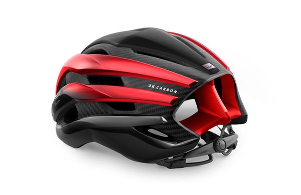 Шлем Met Trenta 3K Carbon CE Black Red Metallic/Matt Glossy L