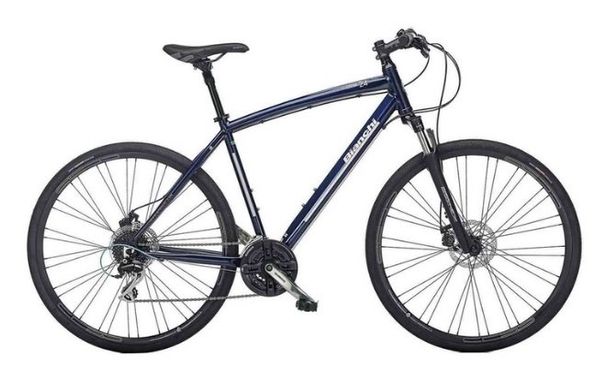 Велосипед Bianchi C-SPORT CROSS Gent alu Acera 24s Disc (YKBB2I51L1) синий/серебристый