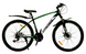 Велосипед Cross 27" Tracker, рама 17" black-green 1 из 3