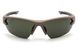 Очки защитные открытые Venture Gear Tactical Semtex 2.0 Tan (forest gray) Anti-Fog, чёрно-зелёные в песочной оправе 2 из 4