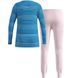Термобелье детское комплект Odlo Active Warm Jr orchid ice-nebulas blue 164 2 из 2
