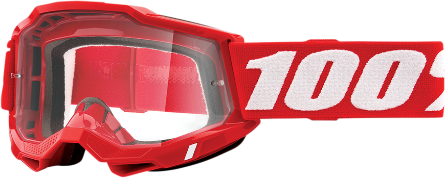 Мотоокуляри Ride 100% ACCURI 2 Goggle Red - Clear Lens, Clear Lens