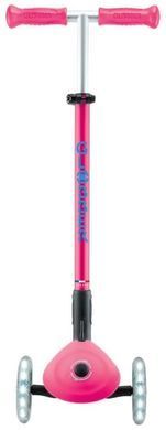 Самокат Globber ELITE LIGHTS, фуксія, колеса з підсвіткою, 50кг, 3+
