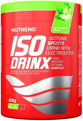 Изотонический напиток Nutrend Isodrinx 420g. Green Apple