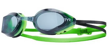 Окуляри для плавання TYR Edge-X Racing, Black / Green (014)