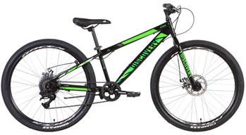 Велосипед 26" Discovery ATTACK DD 2022 (черно-зеленый )