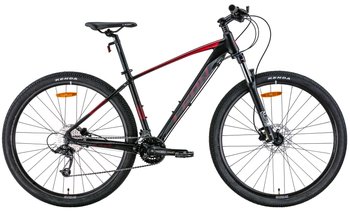 Велосипед 29" Leon TN-70 AM Hydraulic lock out HDD 2022 (чорний з червоним)