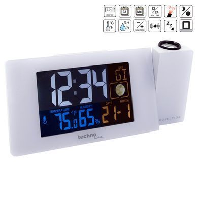 Часы проекционные Technoline WT537 White (WT537)