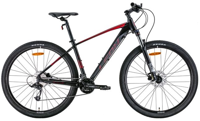 Велосипед 29" Leon TN-70 AM Hydraulic lock out HDD 2022 (черный с красным)