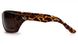 Очки защитные открытые Venture Gear Vallejo Tortoise (bronze) Аnti-Fog, коричневые 3 из 5